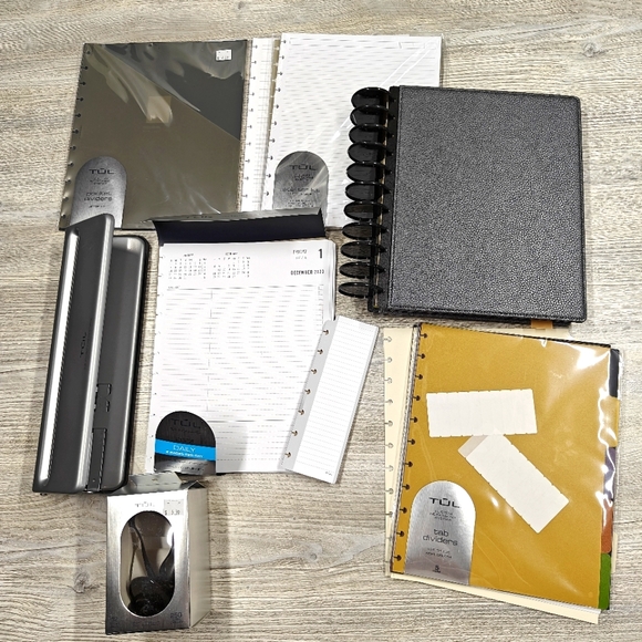 TUL Office Tul Custom Notetaking System Hole Punch Disc Binder